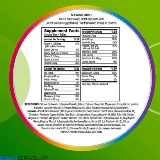Centrum Adults,  вітамінно-мінеральні комплекс, 200 табл