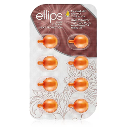 Ellips Hair,  капсули блістер, Здоров'я волосся з женьшенем і медовою олією 8 х 1 мл 