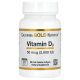 Vitamin D3, California Gold Nutrition, Вітамін Д3, 50 мг (2000 МО), 90 капсул