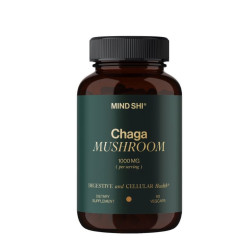 Mind Shi, Chaga Mushroom, Чага-гриб,1000 мг, 60 капсул