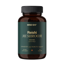 Mind Shi, Reishi Mushroom, Рейш-ігриб,1000 мг, 60 капсул