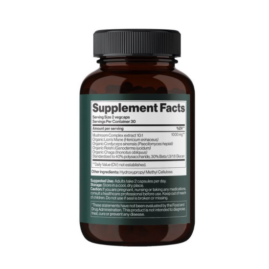 Mind Shi, 4Mushroom Complex, Комплекс 4 грибів, 60 капсул