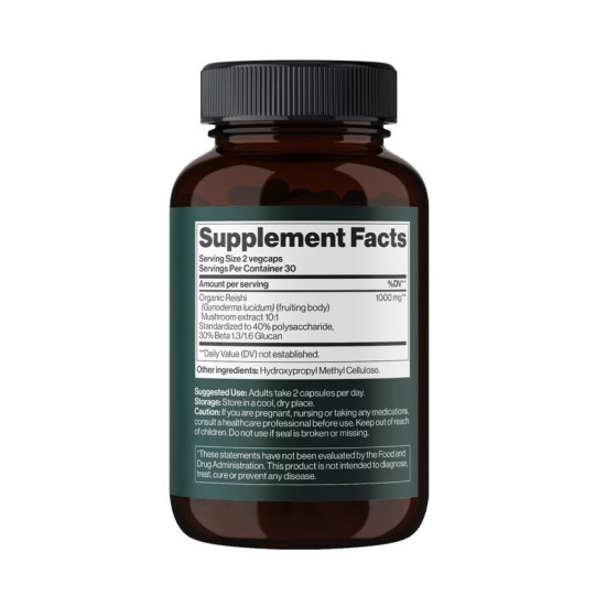 Mind Shi, Reishi Mushroom, Рейш-ігриб,1000 мг, 60 капсул