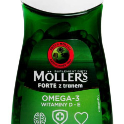 Möller‘s omega-3 forte z tranem, омега 3, молерс, 112 капсул
