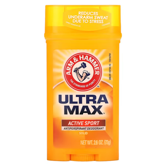 Arm & Hammer Powder Fresh, Ultra Max ActiveSport, Дезодорант-антиперспирант, 73 г