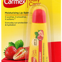 Carmeх Tube,  Strawberry, бальзам для губ, тюбик, полуниця, 10г