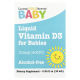 California Gold Nutrition, Vitamin D3 kids, 400МО, вітамін Д3 для дітей з народження в краплях, 10 мл, 