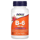  NOW, Vitamin B6, Вітамін B6, 100 мг, 100 капсул