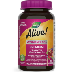Nature's Way Alive! Women's Complete Multivitamin, Жіночі мультивітаміни 50 +, жувальні цукерки,  75 шт