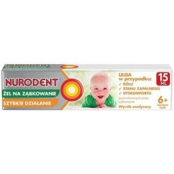 Nurodent, гель при прорізуванні зубів, 6+, 15 мл