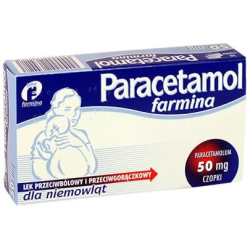 Paracetamol 50 mg, Парацетамол Фарміна 50 мг для немовлят
