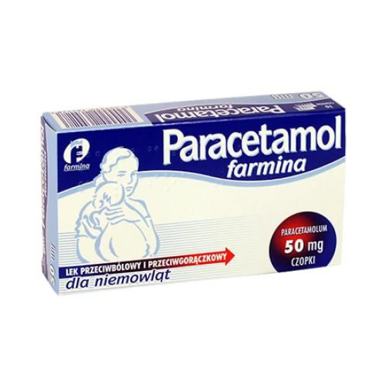 Paracetamol 50 mg, Парацетамол Фарміна 50 мг для немовлят