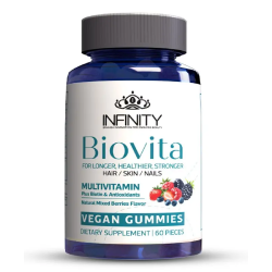 Infinity Biovita, Skin, Nails & Hair, Вітаміни для волосся, шкіри та нігтів, 60 жел.табл