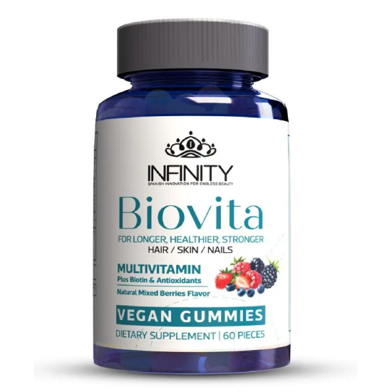 Infinity Biovita, Skin, Nails & Hair, Вітаміни для волосся, шкіри та нігтів, 60 жел.табл