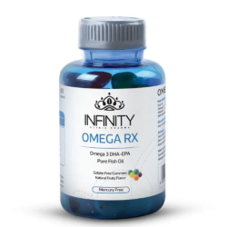  Infinity Omega RХ, Омега-3 риб'ячий жир, 1277 мг (650 мг активного омега-3), 60 желейних мармеладок