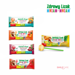 Zdrowy Lizak "Mniam-Mniam" Mix асорті, Здоровий льодяник, органічн,  смак асорти