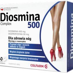 Diosmina, Complex 500, Діосміна 500, підтримка вен, 60 шт