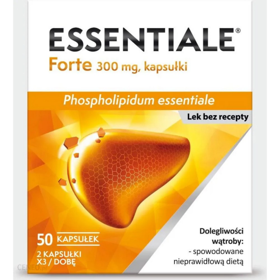 Sanofi-Aventis, Essentiale, Ессенціалє Форте для печінки і жовчного міхура, 300 мг, 50 шт
