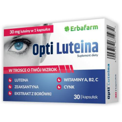 Opti Luteina, вітаміни для очей, для зору, 30 капсул