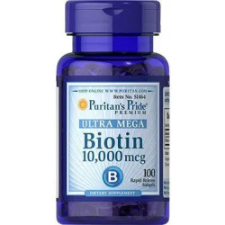 Puritan's Pride, Biotin, Біотин, 10 000 мг, 100 капсул