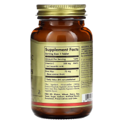 Solgar, Vitamin C 500 mg with Rose Hips, Вітамін С з шипшиною, 100 шт