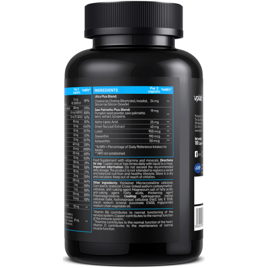 VPlab, Ultra Men's Sport Multivitamin Formula, Вітаміни для чоловіків, мультивітаміни, 180 шт