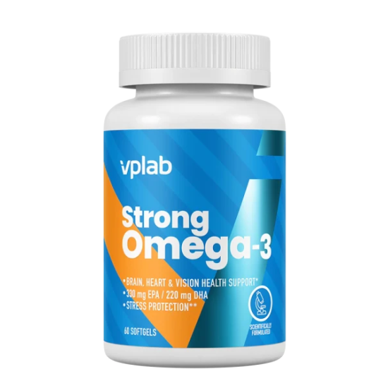 VPLab,  Strong Omega-3, Омега 3, 60 капс