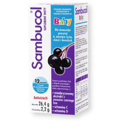 Sambucol, SAMBUCOL BABY, Порошок для приготування суспензії, для дітей від 6 місяців, 12 шт