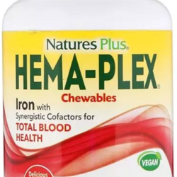 Hema-pleх, Залізо комплекс, Ягідне Асорті, жув.пастилки,  60 шт, 