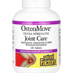 Natural Factors, OsteoMove, Extra Strength Joint Care, chondroitin, Глюкозамін та хондроитин, 120 шт
