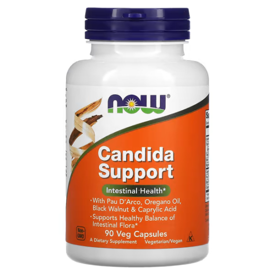  NOW, Candida Support, Кандида біліюча,  90 капсул
