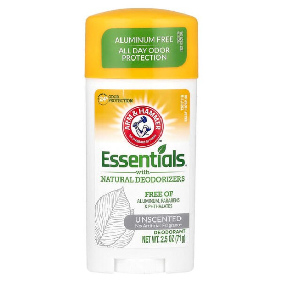  Arm & Hammer Essentials, дезодорант без алюмінію, без запаху, 71 г