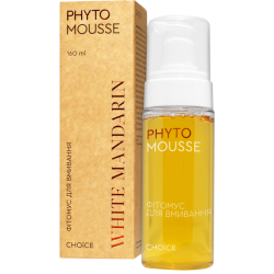 СHOICE, White Mandarin, Ніжний фітомус для вмивання для всіх типів шкіри, 160мл 