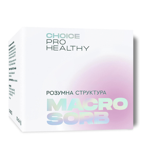 Choice, Макросорб, природний сорбент, 70 г