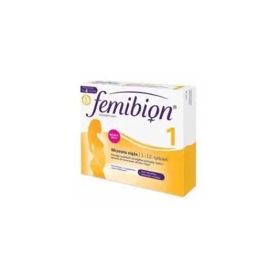  Femibion 1, Early Pregnancy, Фемібіон 1, вітаміни для ранньої вагітності, 28 таб.