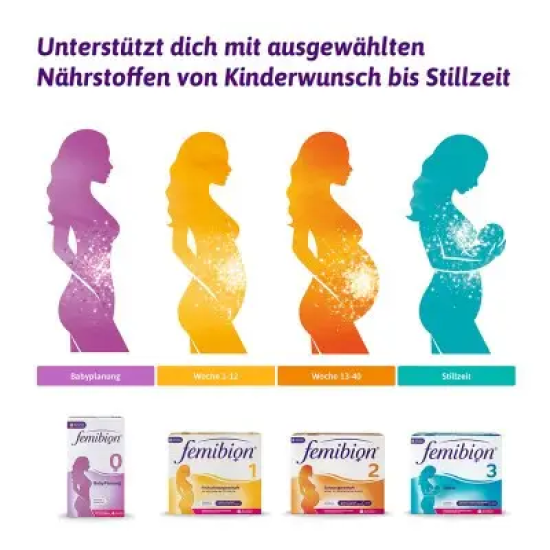  Femibion 1, Early Pregnancy, Фемібіон 1, вітаміни для ранньої вагітності, 28 таб.