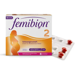 Femibion 2, Фемібіон 2, вітаміни для вагітності, 56 шт (28 таб+28) кап.