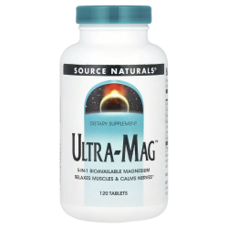  Source Naturals Ultra-Mag Magnesium Complex, комплекс магнію з B6, 120 таблеток
