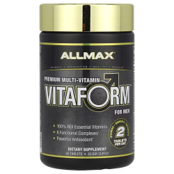 ALLMAX Nutrition, Vitaform, Мультивітаміни преміальної якості для чоловіків, 60 табл