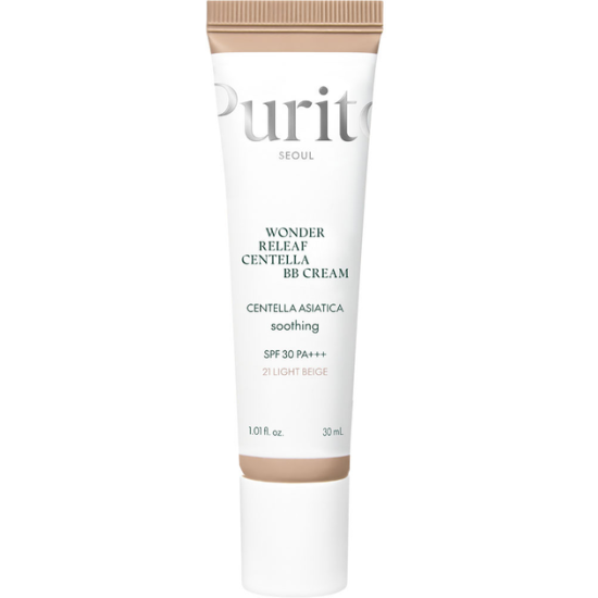 Purito, Seoul Wonder Releaf Centella BB Cream Light Beige, ВВ Крем з екстрактом центелли, №21, 30 мл