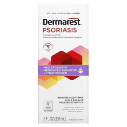 Dermarest, psoriasis, Шампунь та кондиціонер від псоріазу, екземи, атопічного дерматиту, 236 мл
