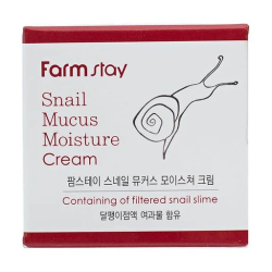 Farm Stay, Snail Mucus Moisture Cream з муцином равлика, зволожуючий крем, 50 г