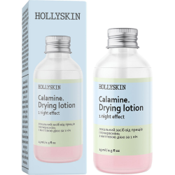 Hollyskin, Calamin Drying Lotion, від прищів, від акне, 15 мл 