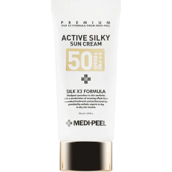 Medi-peel, Active Silky spf 50+ cream, Сонцезахисний крем, спф, 50 ml