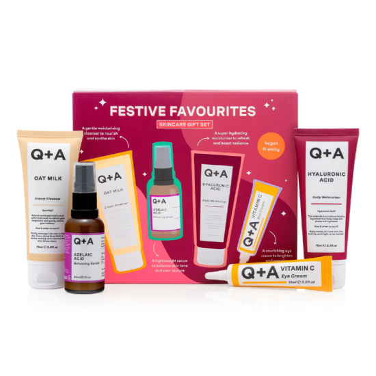  Q+A Festive Favourites Gift Set, Подарунковий набір для догляду за шкірою обличчя, 1 шт