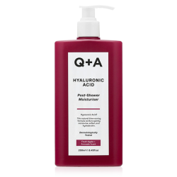  Q+A, Hyaluronic Acid Post-Shower Moisturiser, Засіб для інтенсивного зволоження шкіри після душу, 250 мл