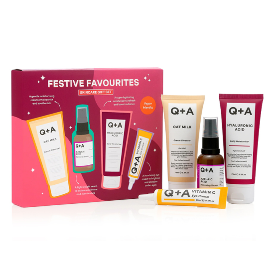  Q+A Festive Favourites Gift Set, Подарунковий набір для догляду за шкірою обличчя, 1 шт