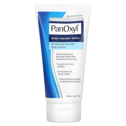 Panoxyl, Acne Creamy Wash 4% Benzoyl Peroxide, бензоїл пероксид, гель для вмивання, 170 г