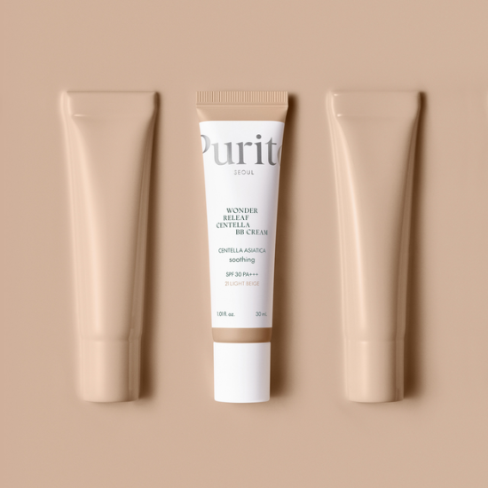 Purito, Seoul Wonder Releaf Centella BB Cream Light Beige, ВВ Крем з екстрактом центелли, №21, 30 мл
