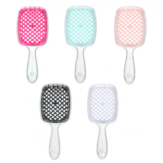 HollowComb SUPERBRUSH PLUS, Щітка для волосся, грібенець (кольори в асортименті), 1 шт